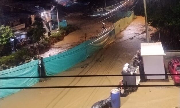 Recientes emergencias por lluvias en Medellín dejan a una persona desparecida