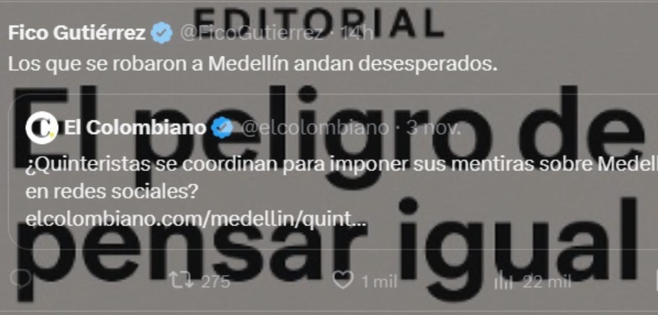 El peligro de pensar igual: cuando opinar distinto se vuelve sospechoso para El Colombiano