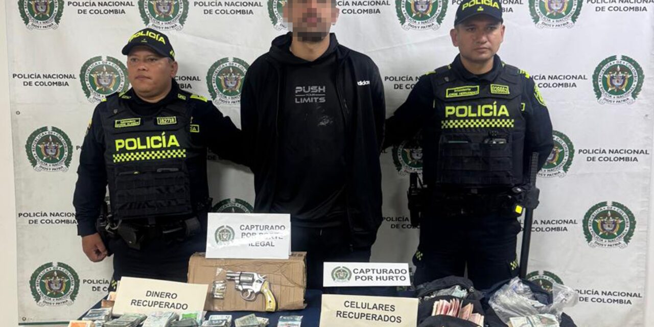 Frustran millonario hurto en establecimiento comercial de Caldas, Antioquia: tres capturados