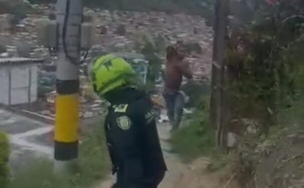 Hombre murió tras enfrentamiento con la Policía en el barrio Olaya Herrera, Medellín