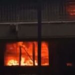 Encapuchados incendiaron una oficina dentro del Politécnico Jaime Isaza Cadavid en Medellín