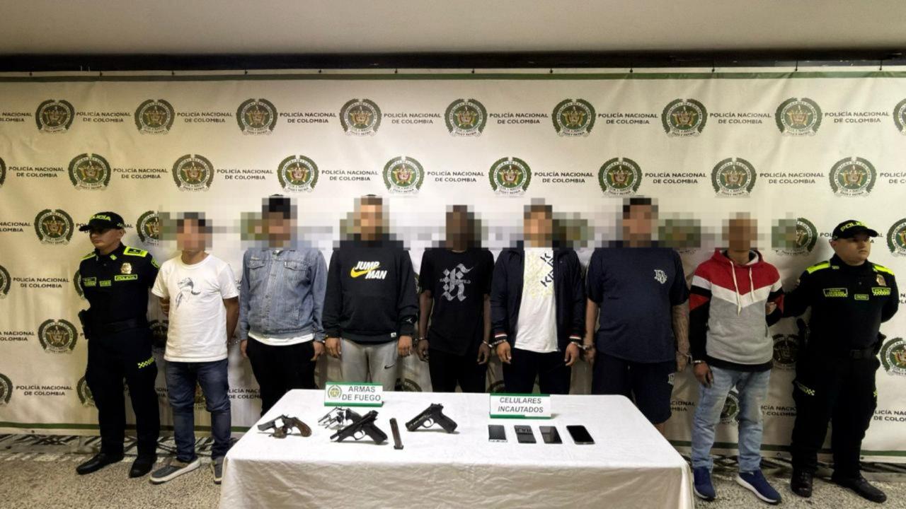 Capturan en Medellín a cinco presuntos integrantes de banda dedicada al ...