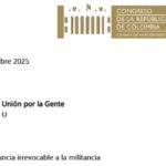 Julián López formaliza su renuncia al Partido de la U y ratifica que conservará su curul en la Cámara