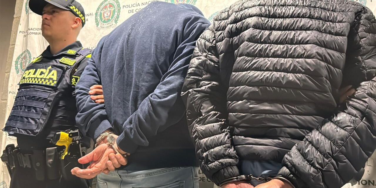 Capturan a dos hombres tras robo de joyas avaluadas en más de $10 millones en El Poblado