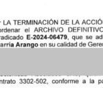 Procuraduría archiva de forma definitiva proceso disciplinario contra el exgerente de la EDU, Wilder Echavarría