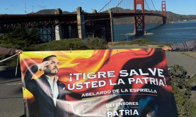 Publicidad de Abelardo llega al Golden Gate en San Francisco en plena campaña presidencial colombiana