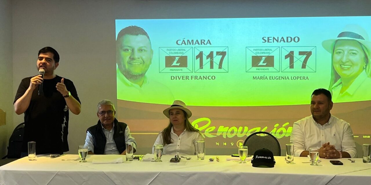 El líder político Julián Bedoya, presentó nuevas candidaturas liberales al Congreso en Antioquia