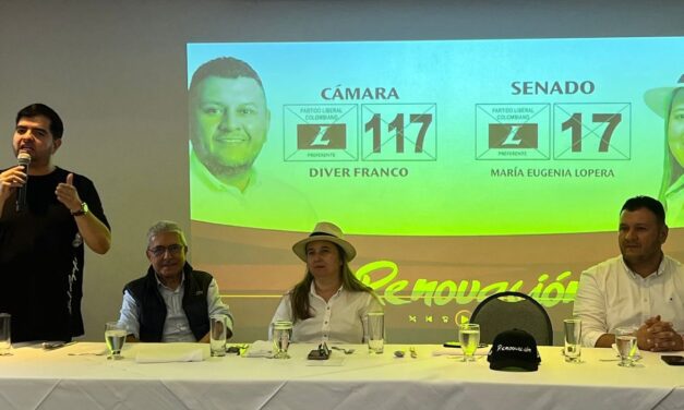 El líder político Julián Bedoya, presentó nuevas candidaturas liberales al Congreso en Antioquia