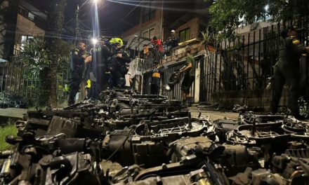Desmantelan bodega clandestina con más de 2.000 autopartes robadas en Medellín