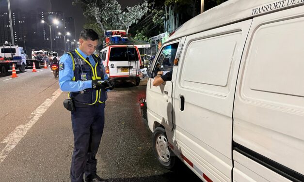 Operativos de alcoholemia en Bello dejan 17 conductores positivos en primera jornada del año