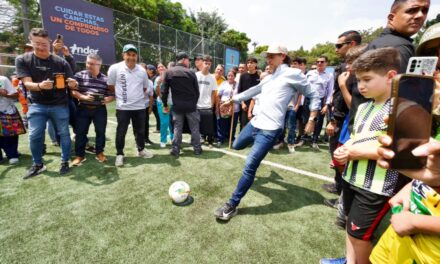 Medellín entrega cancha La Mansión con estándar FIFA