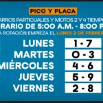 Arranca la multa del pico y placa luego de su rotación en Medellín