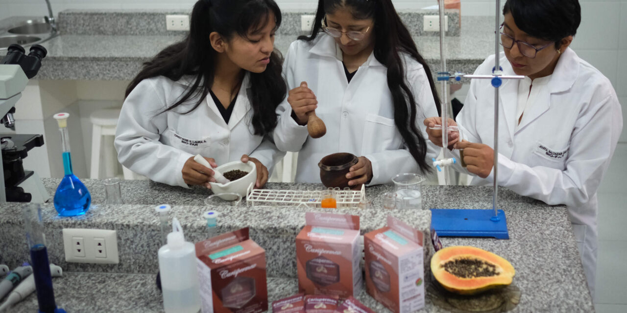 Estudiantes bolivianas avanzan en anticonceptivo masculino reversible a partir de papaya