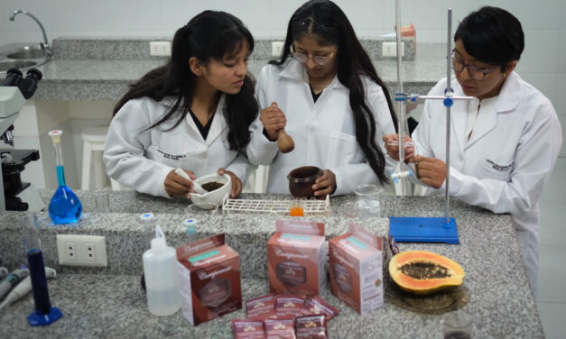 Estudiantes bolivianas avanzan en anticonceptivo masculino reversible a partir de papaya