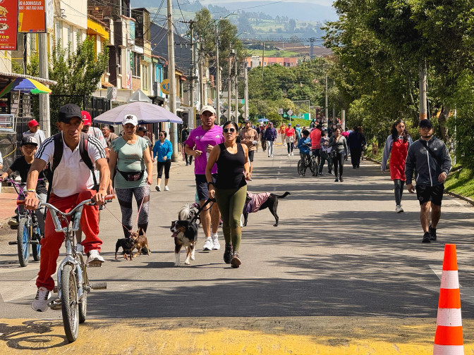 Colombia celebra el Día de las Ciclovías con más de 80.000 participantes en todo el país