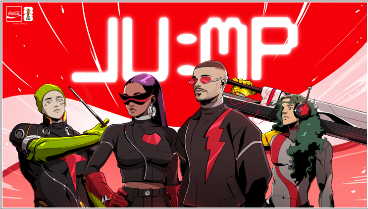J Balvin y Amber Mark reinterpretan “Jump” de Van Halen como himno de Coca-Cola para el Mundial FIFA 2026