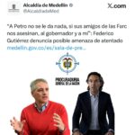 Procuraduría indaga a la Jefatura de Prensa de la Alcaldía de Medellín por publicación oficial en X
