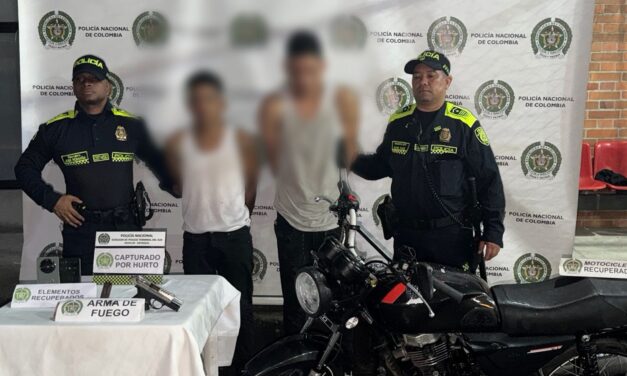 Capturan a dos hombres tras intento de hurto cerca de la Terminal del Sur