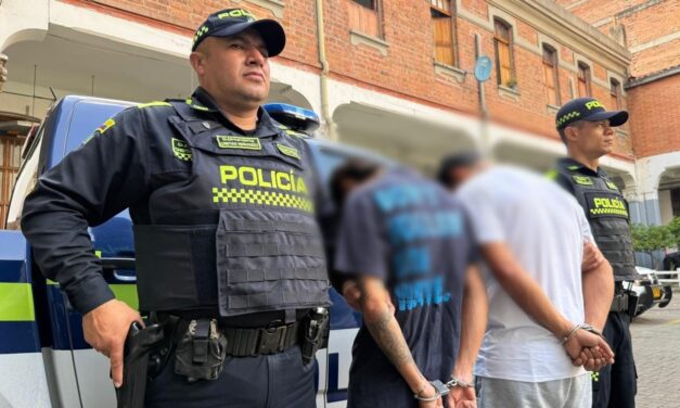 Ofensiva contra el porte ilegal de armas en el centro de Medellín deja tres capturados