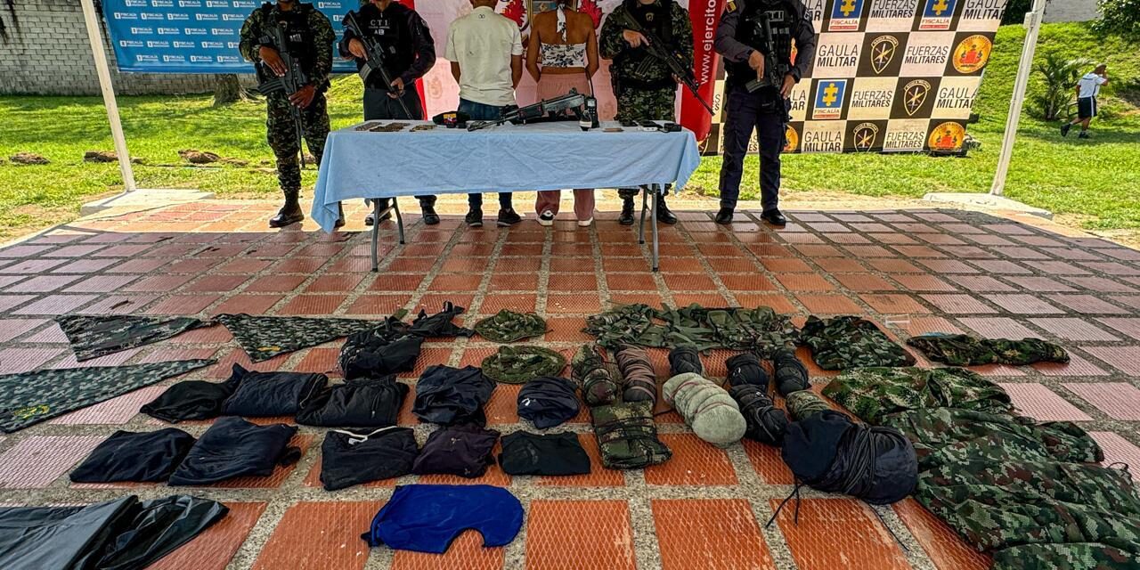 Dos presuntos integrantes de la Estructura 36 fueron capturados tras combates con el Ejército en Briceño, Antioquia
