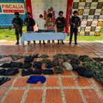 Dos presuntos integrantes de la Estructura 36 fueron capturados tras combates con el Ejército en Briceño, Antioquia