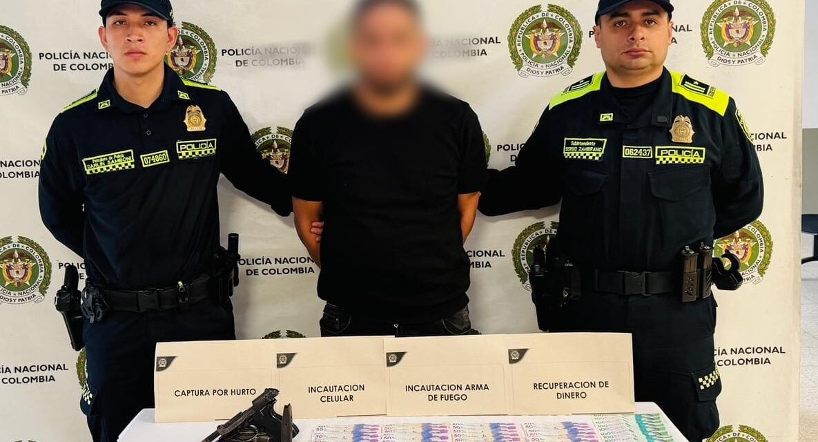 Capturan a presunto responsable de hurto a adulta mayor y recuperan más de $6 millones