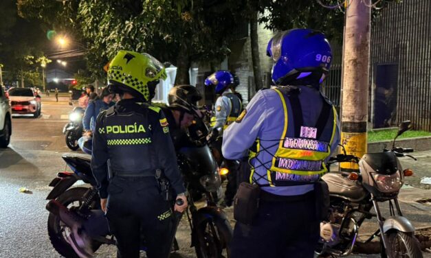 Operativo contra piques ilegales en Medellín deja 58 comparendos y 28 motos inmovilizadas