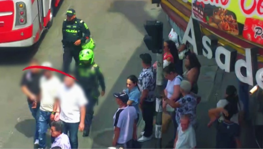 Capturan a falsos agentes que se hacían pasar por Sijín para robar en el centro de Medellín