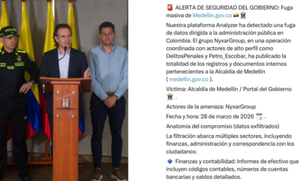 ¿Presunto ataque y filtración de datos de la Alcaldía de Medellín?