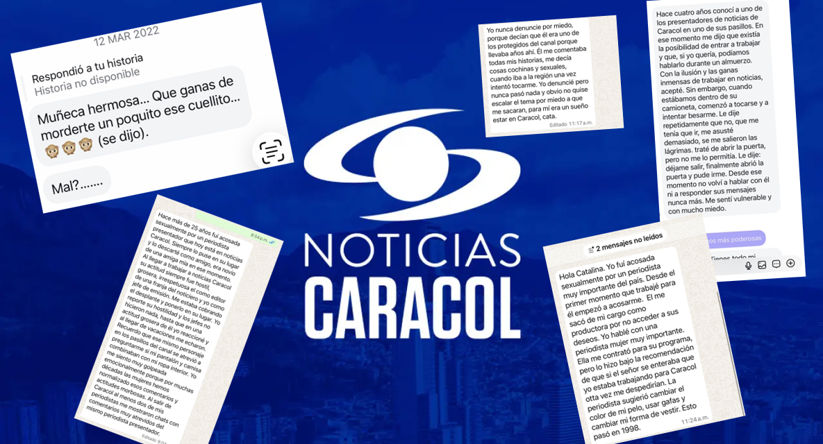 Denuncias de presunto acoso sacuden a Caracol Televisión: revelan testimonios de periodistas