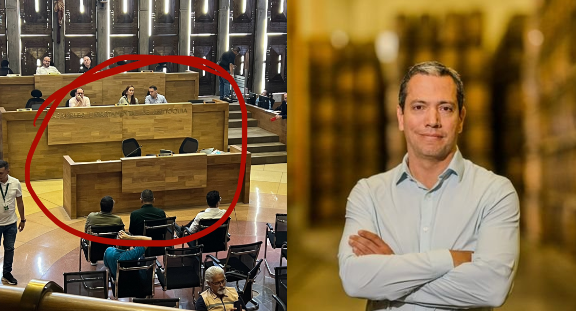 Silla vacía en debate por la FLA: Gobernador y gerente no asistieron a sesión clave en la Asamblea de Antioquia