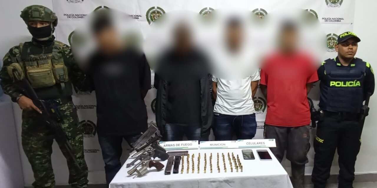 Capturan a cuatro presuntos integrantes del Clan del Golfo en zona rural de Andes