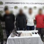 Capturan a cuatro presuntos integrantes del Clan del Golfo en zona rural de Andes