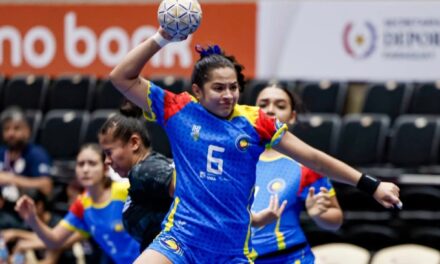 Selección Colombia femenina junior de balonmano dejó buenas sensaciones en su debut internacional