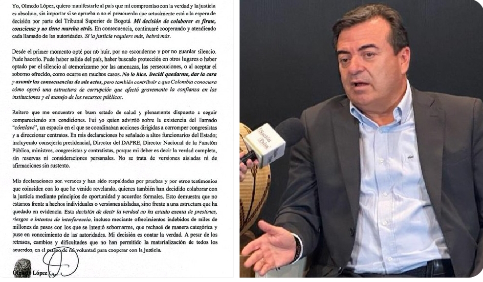 Excolaborador de la justicia reafirma que seguirá revelando información sobre presunta red de corrupción