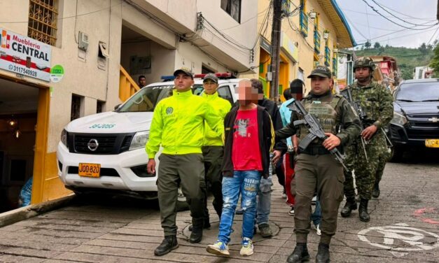 Capturan a alias “Solo”, presunto cabecilla de red de microtráfico en el Suroeste antioqueño