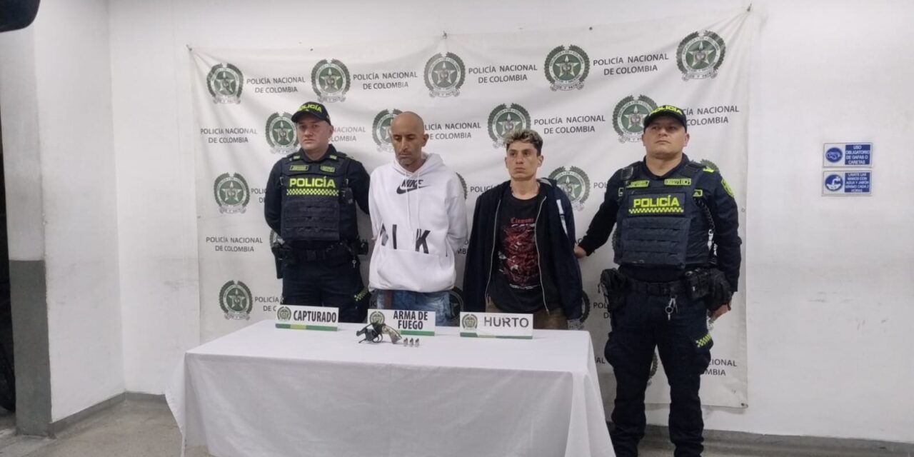 Capturan a dos hombres por hurto a mano armada en Itagüí: recuperan más de $22 millones