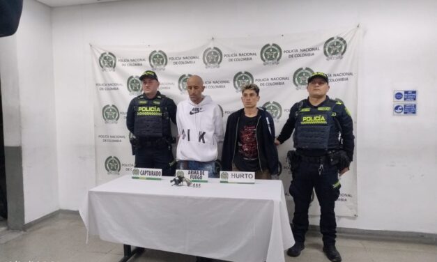 Capturan a dos hombres por hurto a mano armada en Itagüí: recuperan más de $22 millones