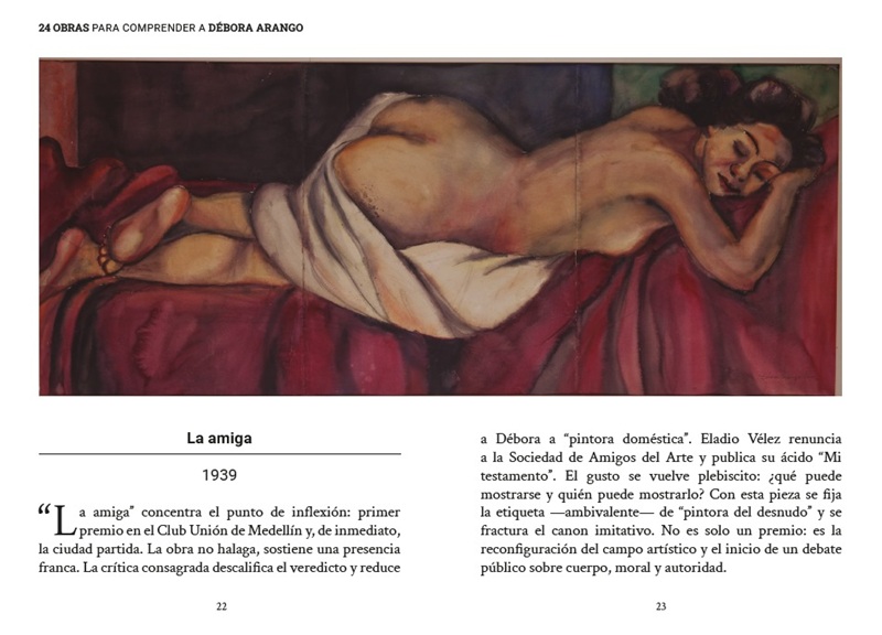 Un libro busca acercar a nuevas generaciones a la obra de Débora Arango