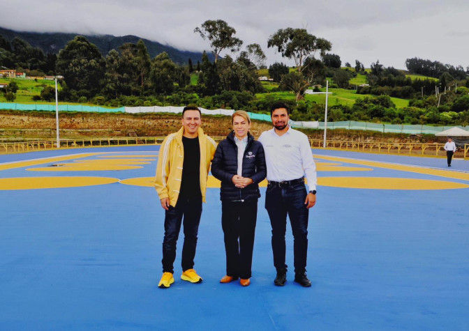 Patinódromo de Cogua alcanza 84 % de avance y se proyecta como nuevo epicentro del patinaje en Cundinamarca