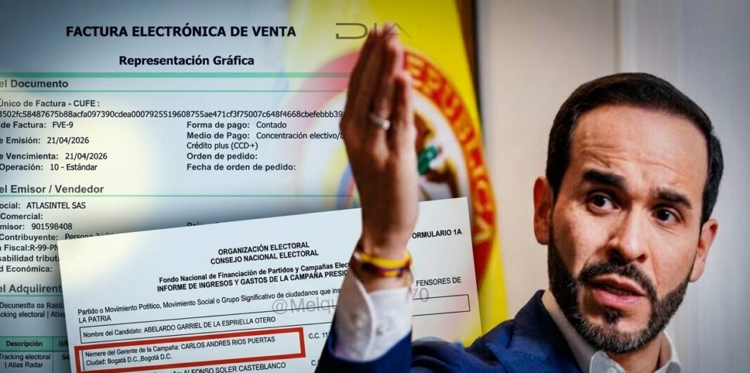 Factura de Atlas Intel abre interrogantes sobre reportes financieros de la campaña de Abelardo de la Espriella