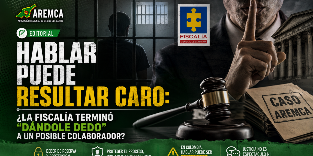 Hablar puede resultar caro: ¿La Fiscalía terminó “dándole dedo” a un posible colaborador?