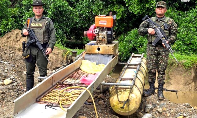 Operativo contra minería ilegal en Antioquia deja maquinaria destruida y golpe a economías ilícitas