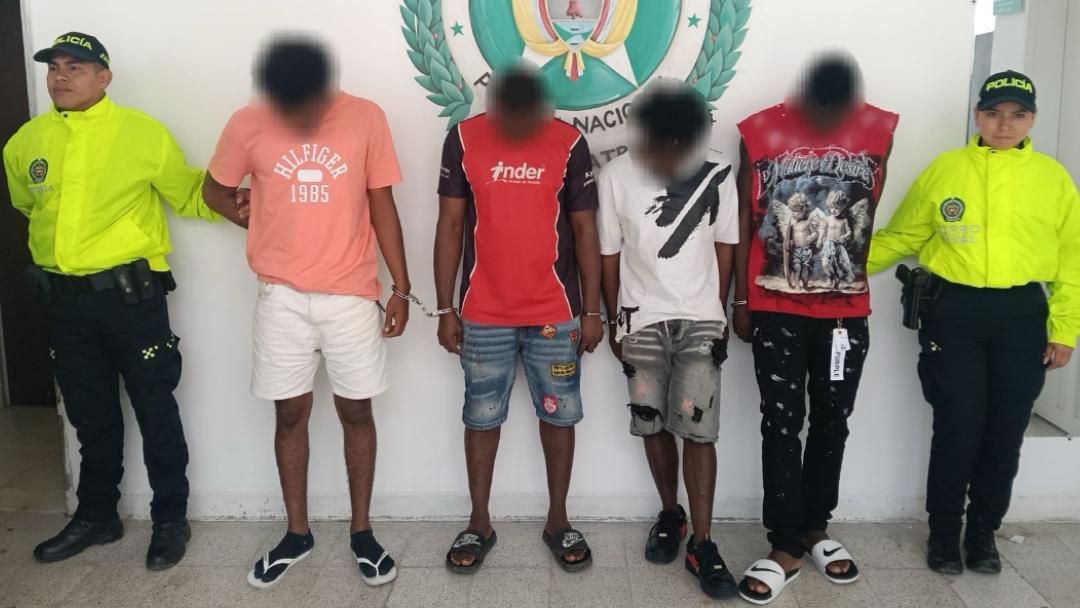 Envían a la cárcel a cuatro presuntos integrantes de banda dedicada a robos violentos en El Poblado