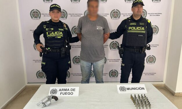 Capturan en Sabaneta a hombre de 65 años con arma de fuego y municiones modificadas