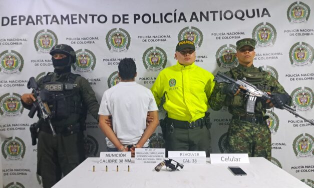 Capturan en Ciudad Bolívar a presunto integrante de estructura criminal armada