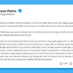 Petro defiende al MinHacienda tras investigación de la Contraloría por manejo de la deuda pública: “Le faltan economistas”