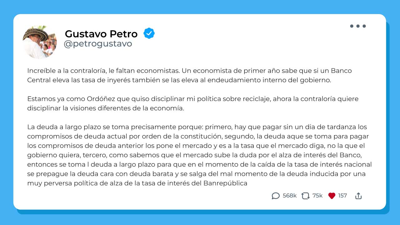 rectificación de Petro