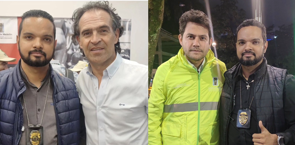 ¿Montaje? «Falso escolta» aparece en fotos con Fico Gutiérrez