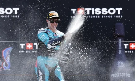 Victoria de David Alonso en Assen: ganó el GP de Países Bajos de Moto2 por 0,024 segundos